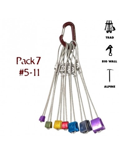 Juego de 7 fisureros Black diamond