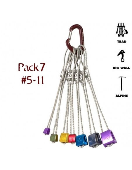 Juego de 7 fisureros Black diamond