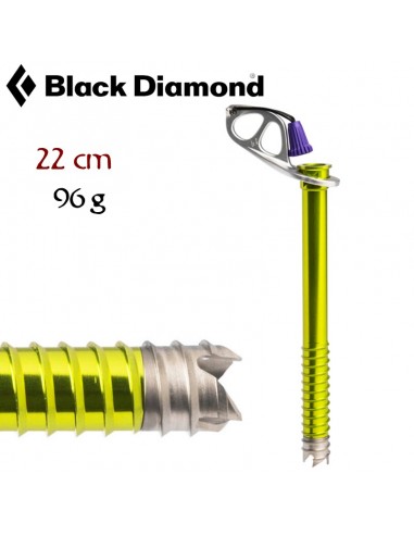 Ultralight Ice Screw (22cm) - Black...