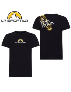 Footstep Tee Black - La...