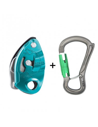 Pack Grigri mas Mosqueton Ceros Locksafe de DMM