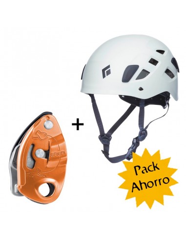 Pack Grigri + Casco Half dome - Petzl / Black diamond