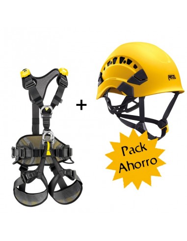 Pack arnes Avao bod y casco vertex vent de Petzl
