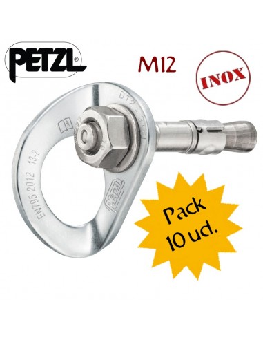 Pack 10 Coeur bolt stainless 12mm -...