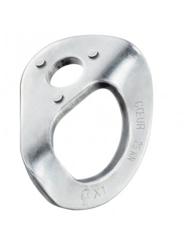 Plaqueta con tornillo Coeur Bolt Stainless 12mm de Petzl