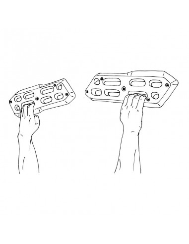 Spinchboard 2 piezas Red - Max Climbing