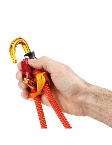 sm'd twist lock - mosquetón twist lock compacto y ligero - petzl