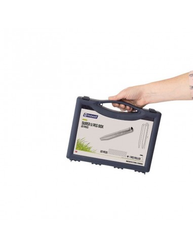 super u-peg box - 20 piquetas con extractor - outwell