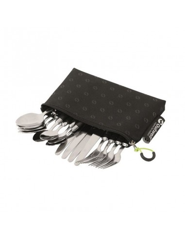 pouch cutlery set - juego 4 cubiertos con bolsa - outwell
