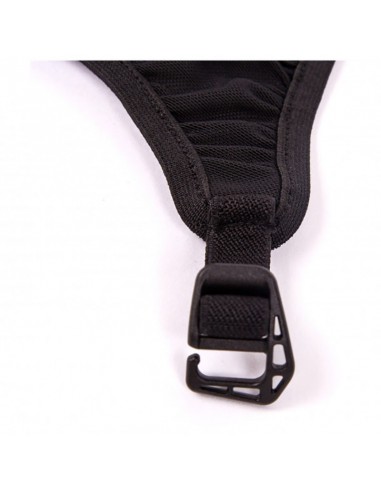 helmet holder - malla portacascos - blue ice