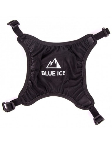 helmet holder - malla portacascos - blue ice