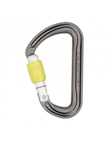 shadow screwgate (titanium/lime) - mosquetón rosca - dmm