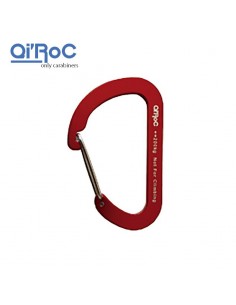 Miniper 5mm (rojo) - mosqueton llavero forma pera - Qi\'roc