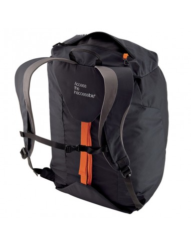 pack arial 9,5mm 80 m (naranja) con bolsa kliff (gris) - cuerda y mochila - petzl