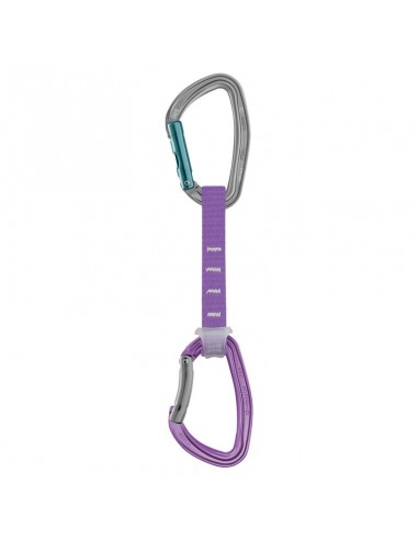 djinn axess 12 cm (violeta) - cinta express robusta para escalada deportiva - petzl