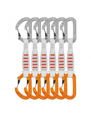 pack 6 ange finesse 10 cm (s-s) - cinta express ultraligera para alpinismo - petzl