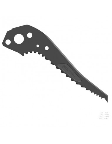 ice - hoja de escalada en hielo y mixto, para piolets con cabeza modular - petzl