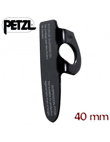 livano (40mm) - pitón plegado de acero cromado - petzl