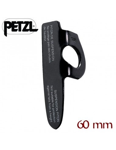 livano (60mm) - pitón plegado de acero cromado - petzl