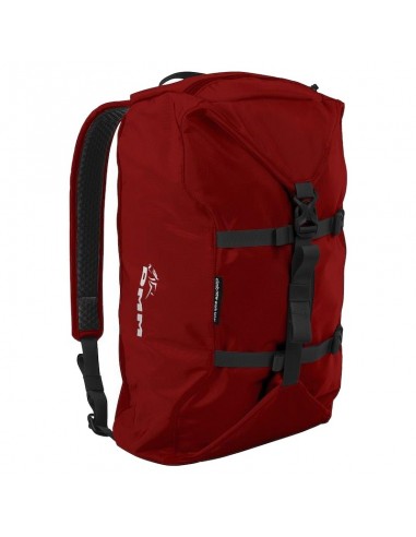 pack cuerda contact 9,8 de petzl (70m) + classic rope bag de dmm (red)