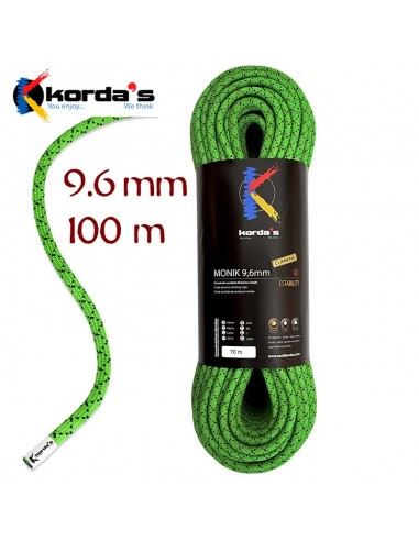 monik 9,6mm (100m) estability - cuerda dinamica - korda's