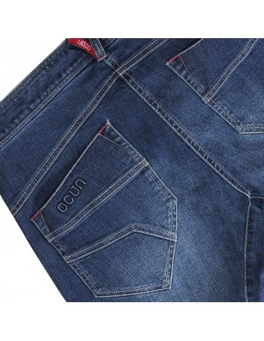 ravage jeans (dark blue) - tejanos elásticos para boulder - ocun