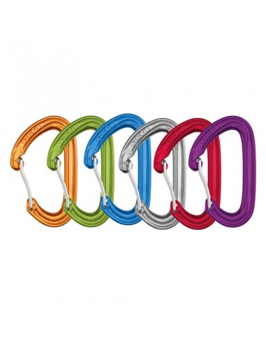 kestrel 6 pack - mosquetones ligeros de colores - ocun