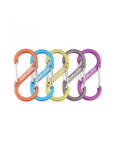 micro s - mosquetón auxiliar doble - edelrid