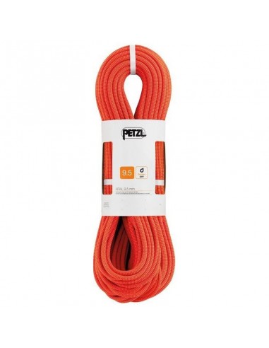aria 9,5mm 60m (naranja) - cuerda simple ligera - petzl