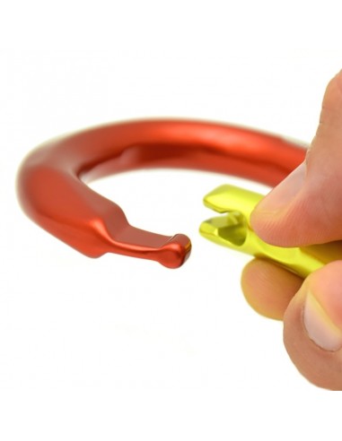 paddle bent gate (red/yellow) - mosqueton gran apertura - kong