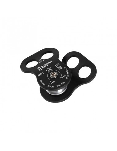 miky - polea con dos agujeros de anclaje - singing rock