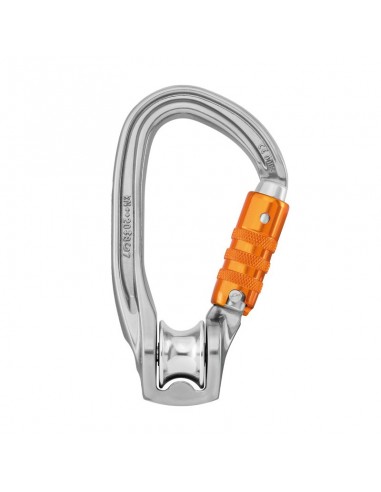 rollclip z triact-lock - mosquetón con polea - petzl