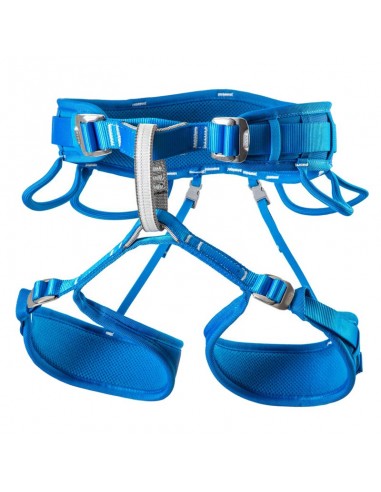 pack arnés twist quattro + disipador para ferrata kinetic rewind - ocun / camp