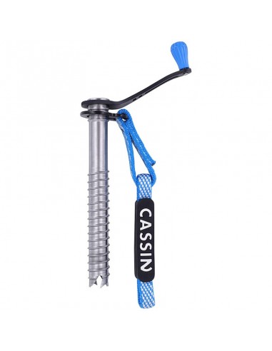 pack 3 rocket plus (13/16/19 cm) - tornillos de hielo con cinta de dyneema - cassin