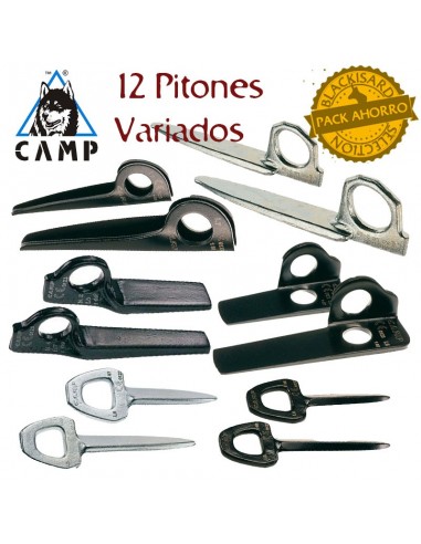 Pack de 12 pitones variados de Camp