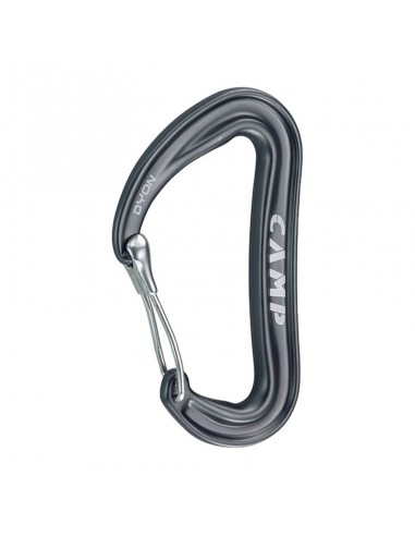 dyon (gun metal) - mosquetón superligero con anti-enganche - camp