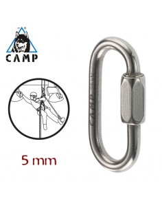 Oval Mini Link Stainless -...