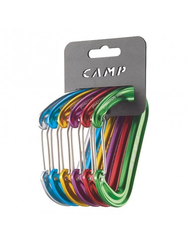 photon wire pack - pack de 6 mosquetones - camp