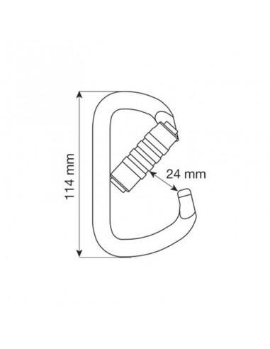 d pro 3lock - mosquetón triple lock - camp