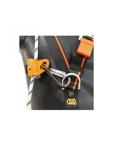 ovalone dna twistlock - mosquetón helicoidal de acero twist lock - kong