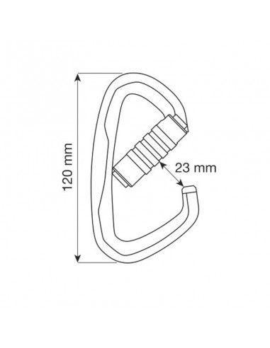 atlas 3lock - mosquetón automático - camp