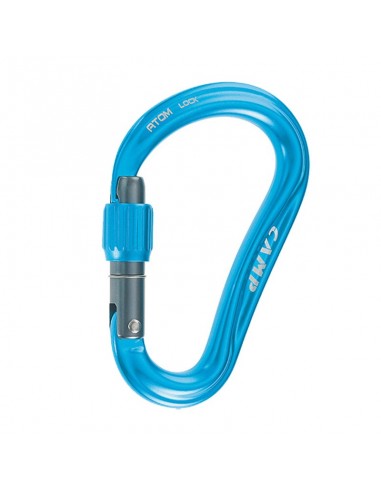 atom lock (blue) - mosquetón hms de rosca - camp
