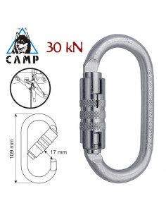 Oval Pro 2Lock - Mosquetón...