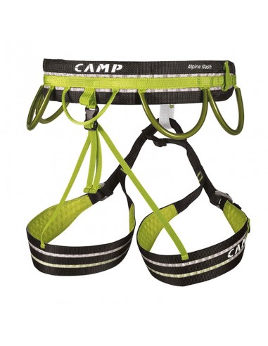 arnes alpine flash + 4 cintas extensibles alpine (60 cm) - camp