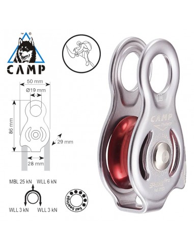 sphinx pro - polea ultracompacta - camp