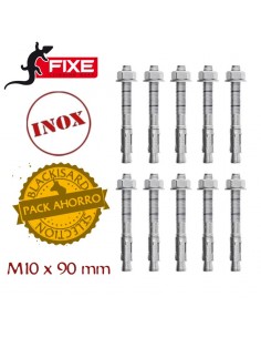 Pack 10 Parabolt inox. A...