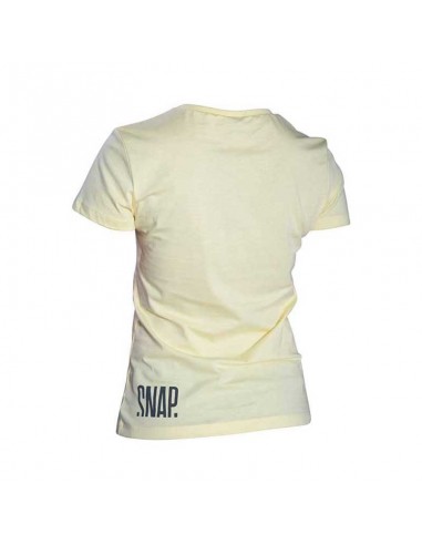 logo t-shirt (yellow) - camiseta manga corta mujer - snap