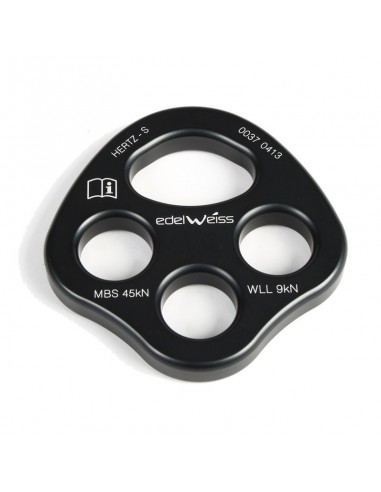 rigging plate s - placa multianclaje pequeña - edelweiss