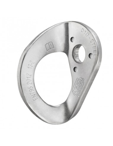 coeur 10 mm steel - plaqueta acero 10 mm - petzl