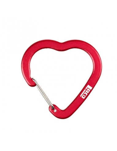 llavero mosquetón corazón fs (rojo) - lacd